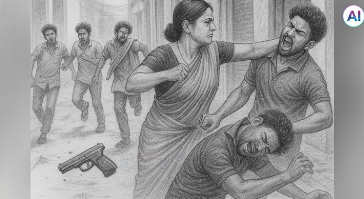 মাগুরায় নারী এনজিও কর্মীর ‘ঘুষি’ খেয়ে অস্ত্র ফেলে পালালো ৩ ছিনতাইকারী